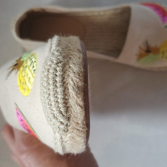 J Crew new sz 6 - 6.5 N beige cream espadrilles flats - Picture 7 of 9